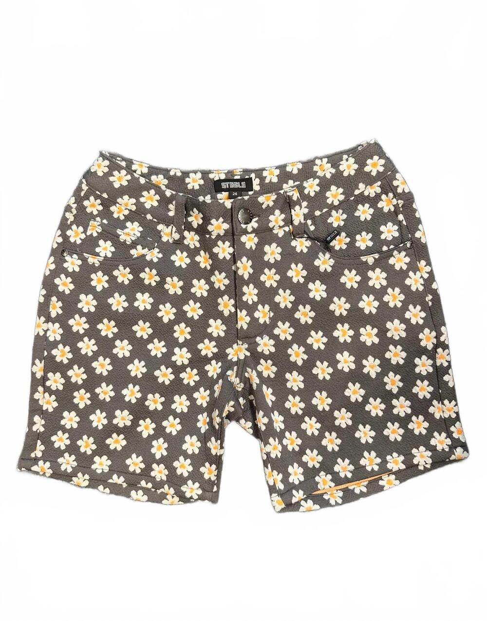 NEW STEELE men's knit shorts in eclipse floral